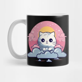 Cloudy Cute Cat Mug